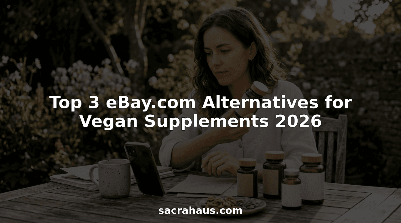 Top 3 eBay.com Alternatives for Vegan Supplements 2026